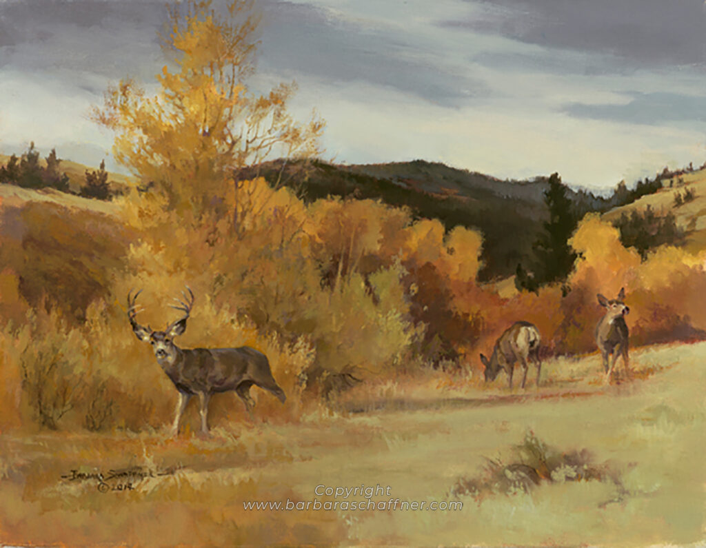 Along Cottonwood Creek - Original by Barbara Schaffner (barbaraschaffner.com)