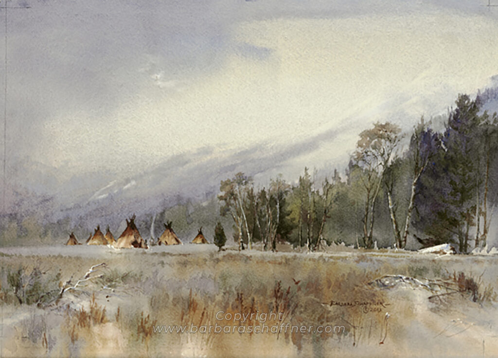 "Tranquil Encampment" by Barbara Schaffner (barbaraschaffner.com)